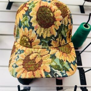 Sunflower Pattern Cap
